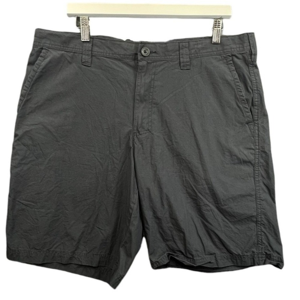Columbia 36 Gray Chino Shorts Mens Hiking Outdoor Trail Gorpcore Utility Casual